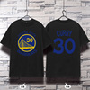 100 pure cotton Warrior Curry 30 Thompson 11 Basketball motion T-shirt student Easy leisure time ventilation Short sleeved