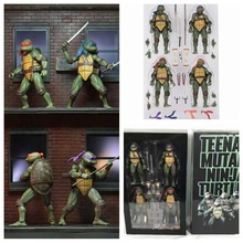 4款忍者神龟 TMNT 2018 SDCC 限定版 关节可动 模型摆件 盒装手办