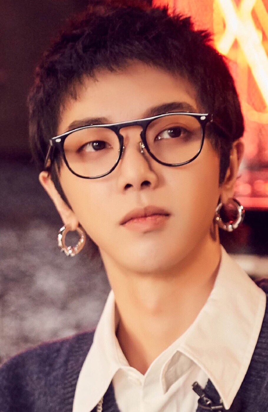 新款华晨宇同款g家m平光镜方形显瘦男女太阳眼镜 韩版时尚墨镜