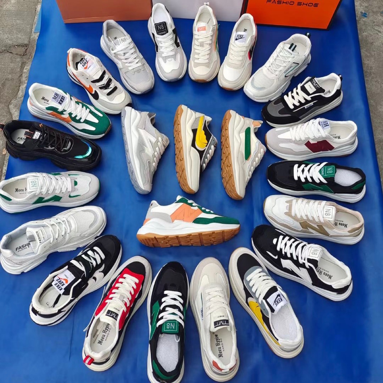 春秋季新款女士休闲老爹鞋图片款一手货源直播实体店地摊夜市批发