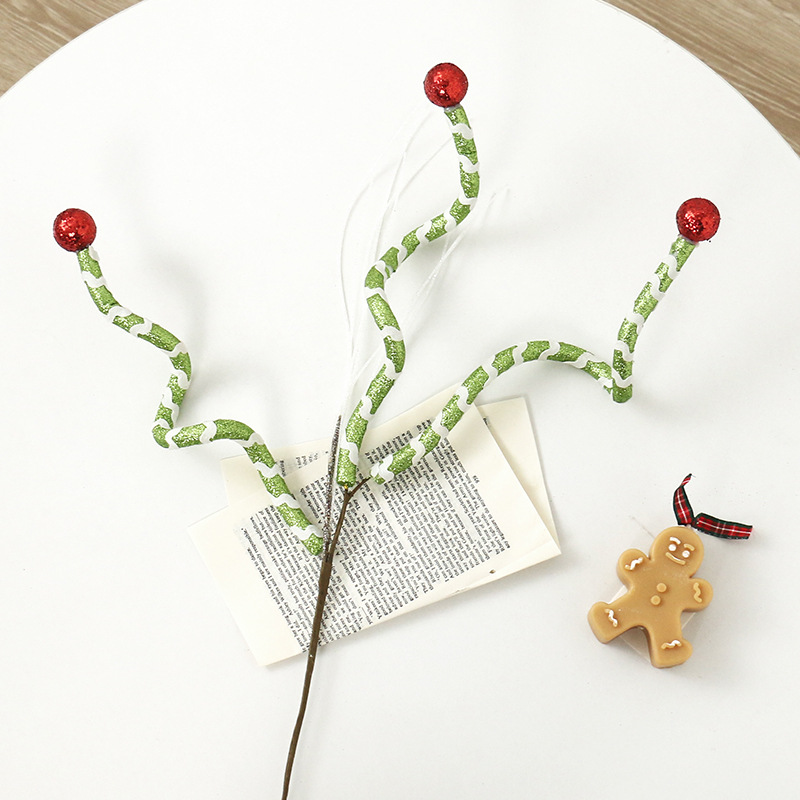 Christmas Decorations Christmas Candy Branch Christmas Tree Pendant Diy Home Party Bouquet Branch Flower Arrangement