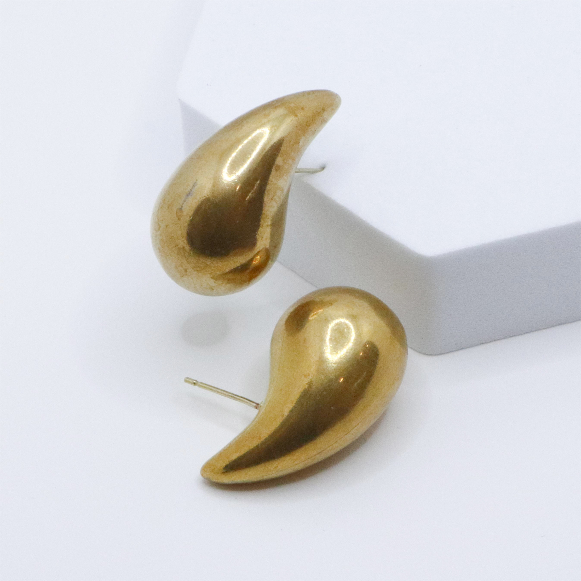 现货亚马逊爆款跨境热销小辣椒 水滴耳饰饰品配件 铜胚毛胚批发