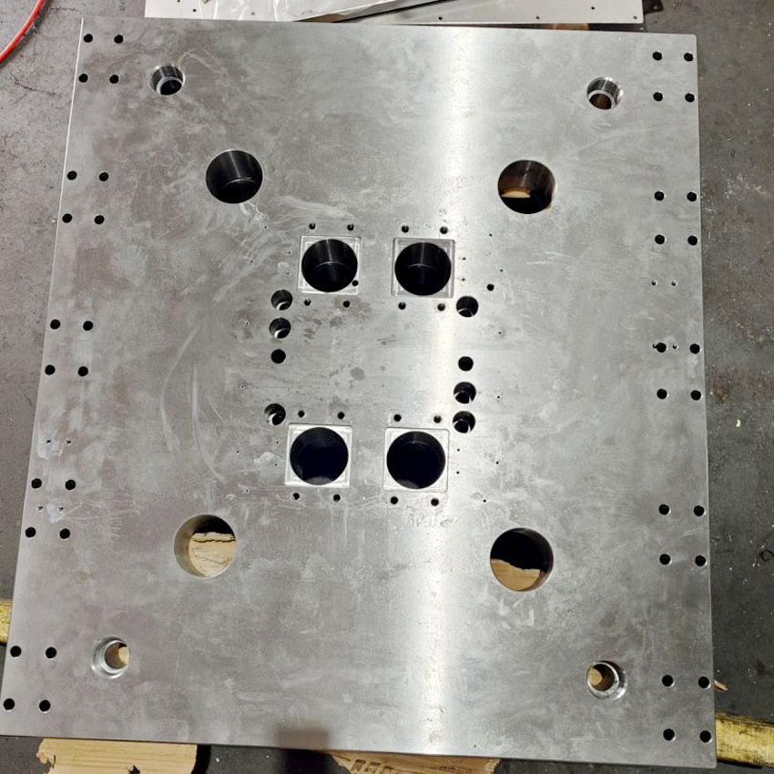 厂家加工大型电脑锣 CNC机械加工大面板设备底板圆盘加工大板圆盘