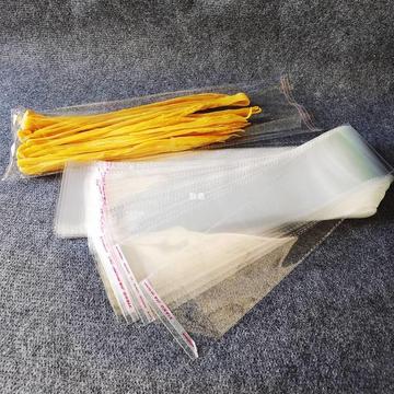 腐竹包装袋红薯粉条长条自封袋直筒塑料袋食品级自封口透明自粘袋