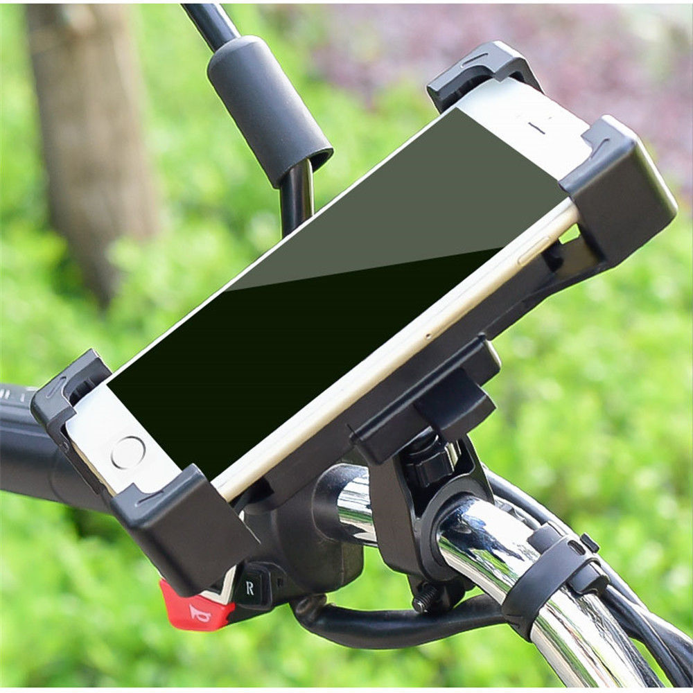 New Electric Car Mountain Bike Four Claw Automatic Lock Mobile Phone Stand Anti-Shake Motorcycle Navigation Phone Holder