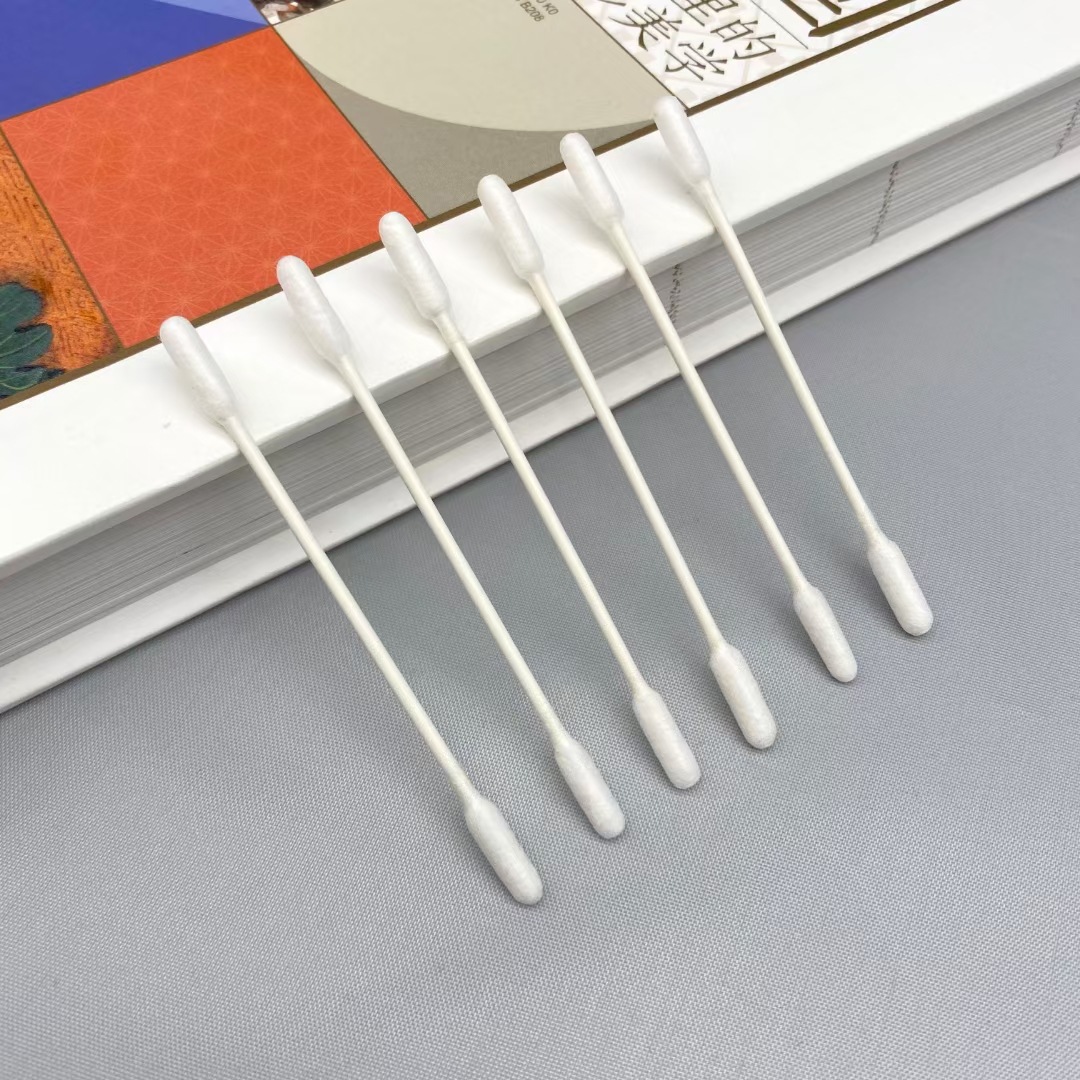 伊采莲纸轴棉签双头儿童耳鼻清洁细棉棒宝宝专用棉签化妆棉棒