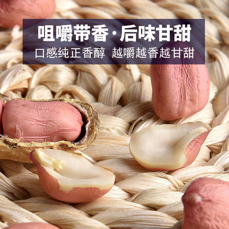 带壳生花生年新货5斤装新鲜晒干高产种子粉皮种籽种植100克-阿里巴巴
