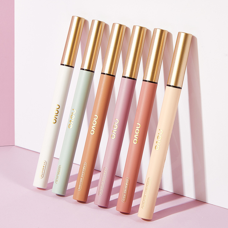 novo奢魅好色眼线笔纤细笔头易上色防水防汗不脱妆伪素颜彩色眼线