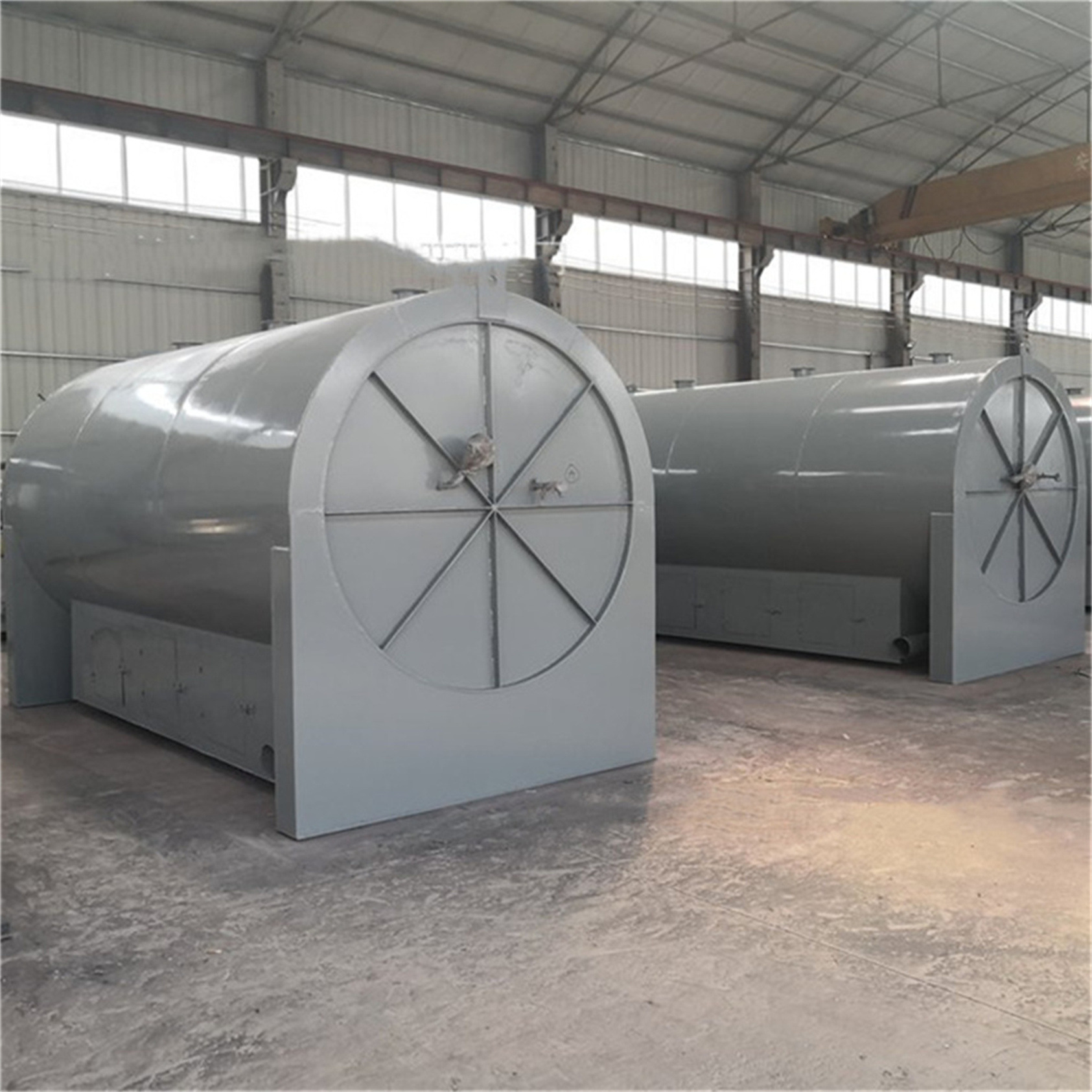 原木炭化炉家用小型自制木炭机农村创业项目卧式果木竹子碳化机