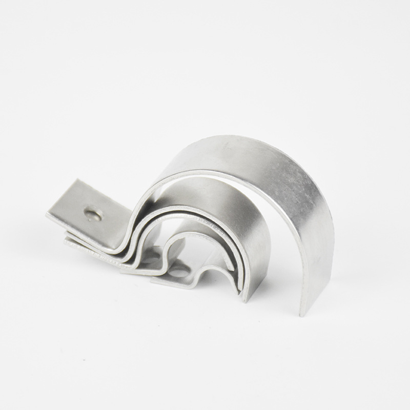 不锈钢单边管卡单孔骑马卡p型管夹仪表管卡固定线卡304管卡单边