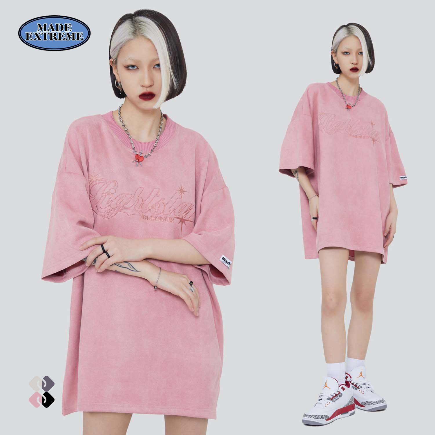 0成交259件blackair 春夏新品短袖男美式复古街头宽松