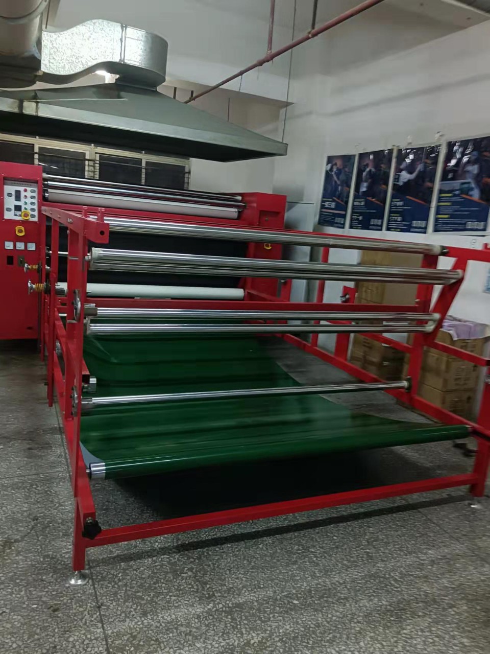 厂家定制热升华滚筒高温转印机高速数码印花服装布匹毛毯烫印设备