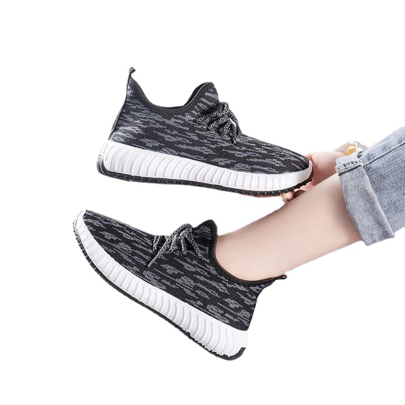 2023 Frestec Woven Men's and Women's Sneaker Old Beijing Cloth Shoes Korean Fashion Casual Shoes Platform Plus Running Coconut Shoes