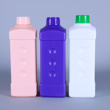厂家现货pe1升洗衣液瓶方形塑料瓶稀释瓶 1L化工瓶消毒液分装瓶