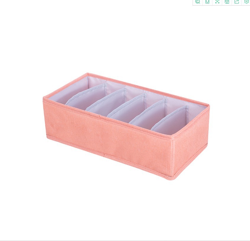 Household Fabrics Underwear Storage Box Socks Bra Underpants Storage Drawer-Styled Organizing Box Compartment Cloth Storage Box Storage Box