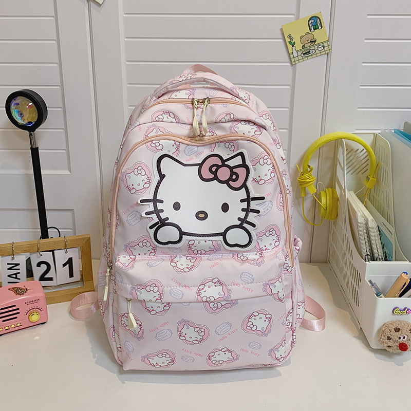 Clow M Backpack Japanese Sanrio Large Student Schoolbag Cute Backpack Large Capacity for Middle School Students