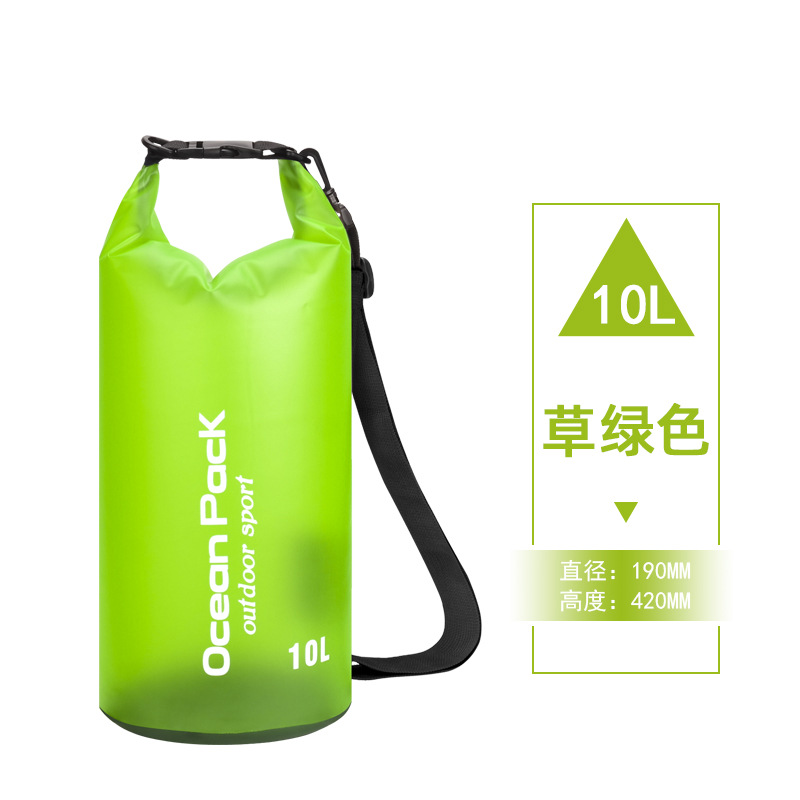 Beach Bag Waterproof Bucket Bag PVC Waterproof Bag Drifting Waterproof Bag Swim Bag Sports Bag Translucent