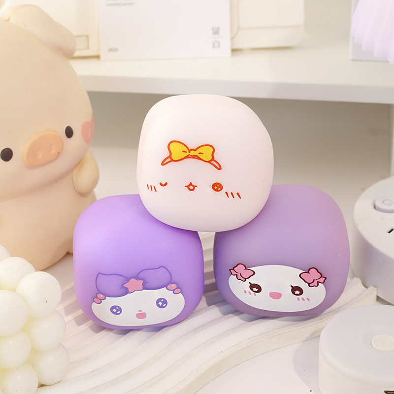 方形豆腐球 群星闪耀解压玩具豆腐球创意搞怪趣味可爱发泄捏捏乐-阿里