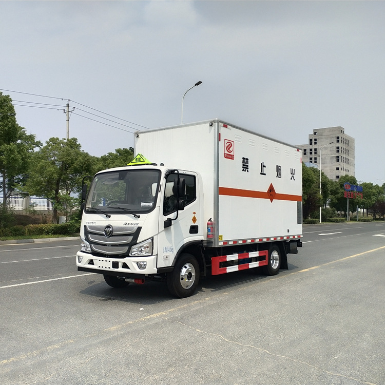 欧马四米二危险品厢货蓝牌烟花爆竹运输危货车福田-阿里巴巴