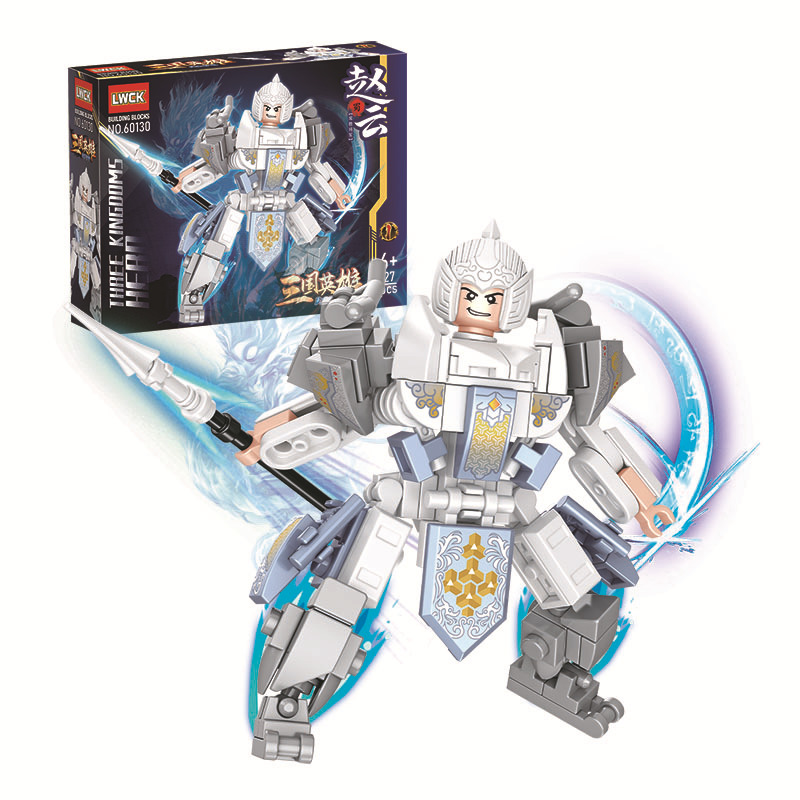 Compatible with Lego Building Blocks King Mech Glory Zhao Yun Deformation Robot King Kong Three Kingdoms Toy Boy Gift