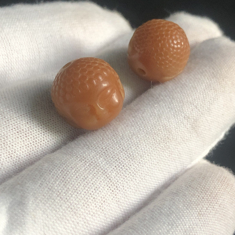 厂家供应菩提根雕刻宝宝佛风化黄宝宝佛散珠文玩佛珠手串饰品配饰