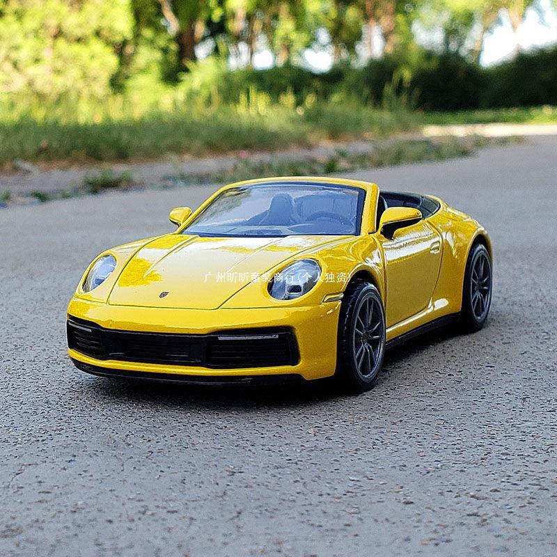 仿真车模卡雷拉玩具收藏跑车:保时捷敞篷金属摆件合金-阿里巴巴