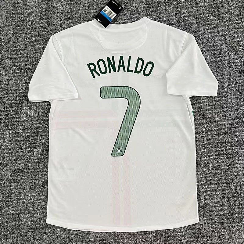 2012葡萄牙客场7号c罗白色经典复古球衣-阿里巴巴