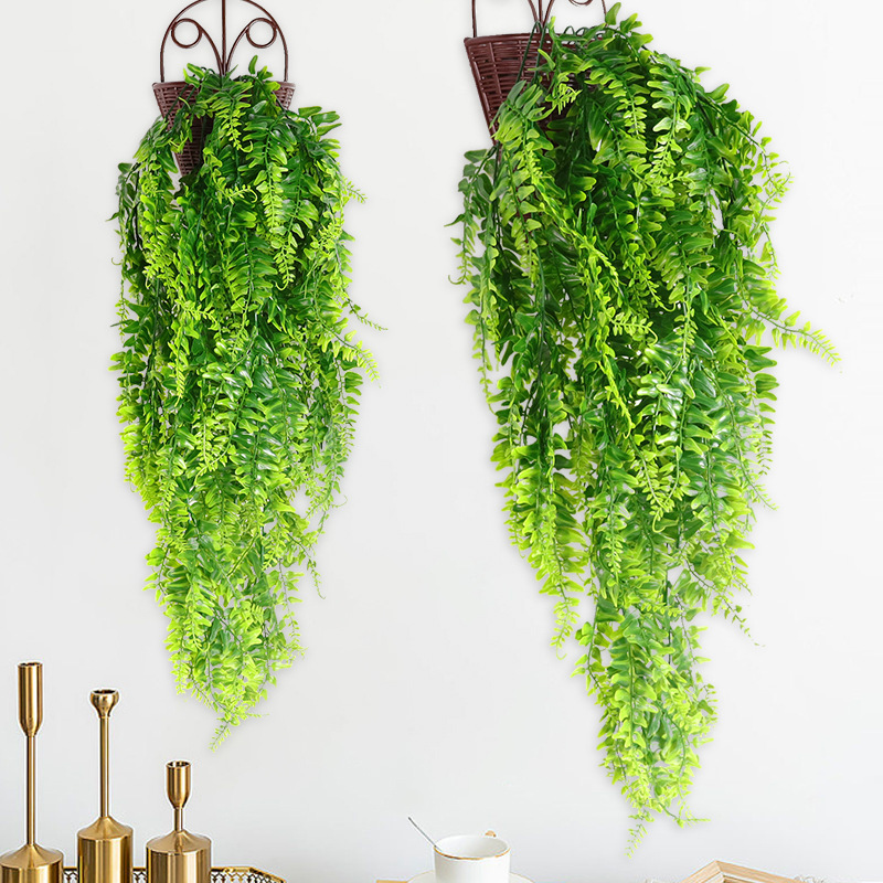 Amazon Simulation Wall Hanging Persian Grass Rattan Artificial Hanging Fern Vine Hanging Green Plant