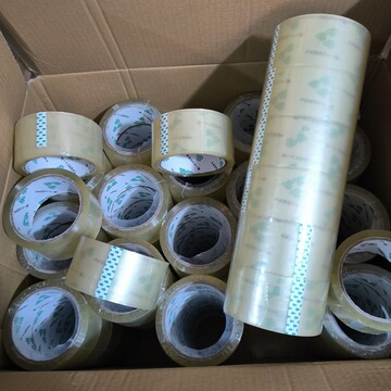 透明胶带大卷胶布胶纸快递办公室电商仓库打包封箱胶带清仓批发