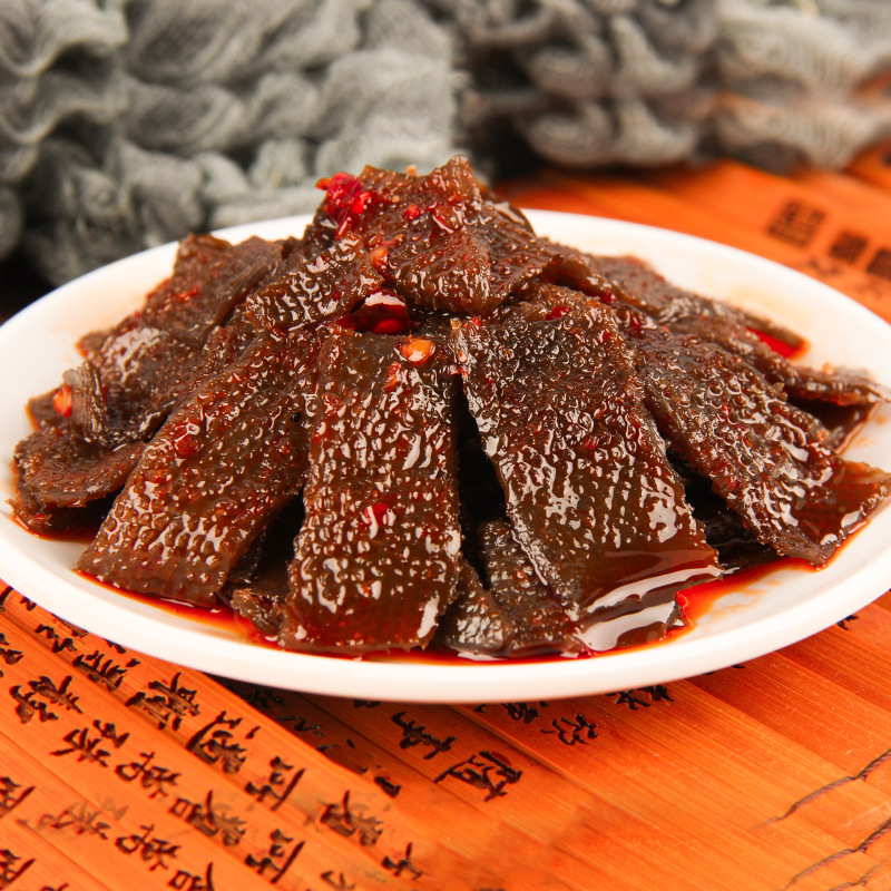 金磨坊火锅魔芋素毛肚小零食辣魔王素牛肚香辣麻辣火锅食品小包装