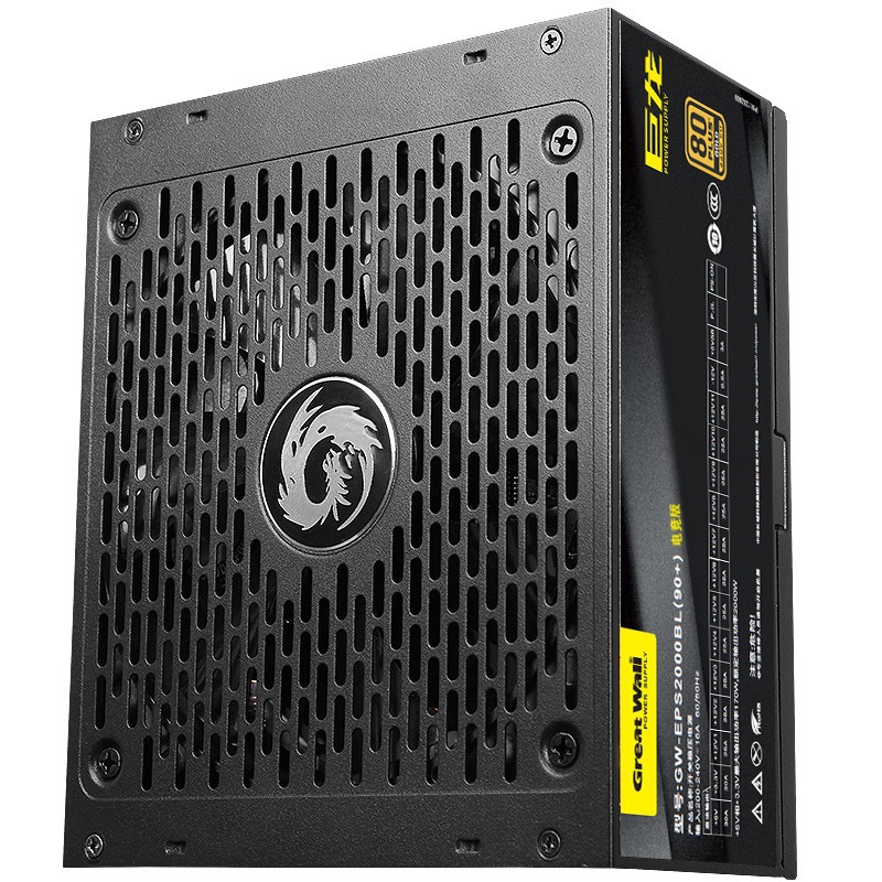 长城巨龙2000w 额定2000w电源 金牌全摸组台式电脑矿机以太坊电源