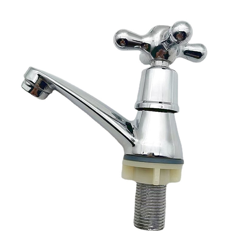 Alloy 96 Small Desktop Single Cold Water Faucet Public Toilet Wash Basin Ceramic Basin Inter-Platform Basin Single Cold Water Faucet