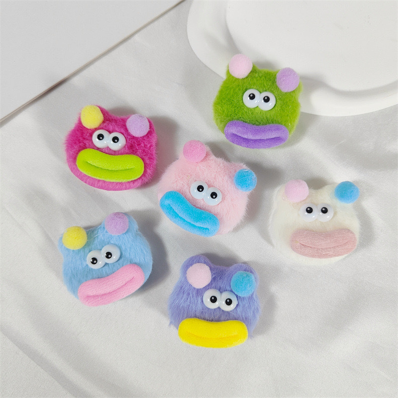 Diy Accessories Barrettes Plush Funny Ugly and Cute Sausage Mouth Doll Ornament Bag Shoes and Socks Clothing Decoration Accessories