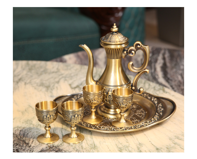 欧式酒具套装白酒杯高颜值酒壶酒杯古代家用时尚小酒盅半两酒杯子