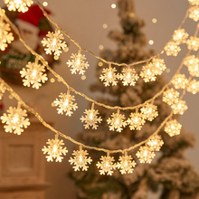 彩灯闪灯串灯串星星雪花灯少女房间布置耶诞树挂灯装饰后备蓝茜茜