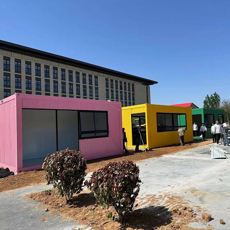 彩色创意移动售货亭集装箱房商铺厂家直供移动网红特色集装箱酒吧