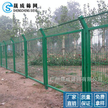 不锈钢围墙护栏图片 双边丝围栏网珠海 按图定做 围墙铁丝网韶关