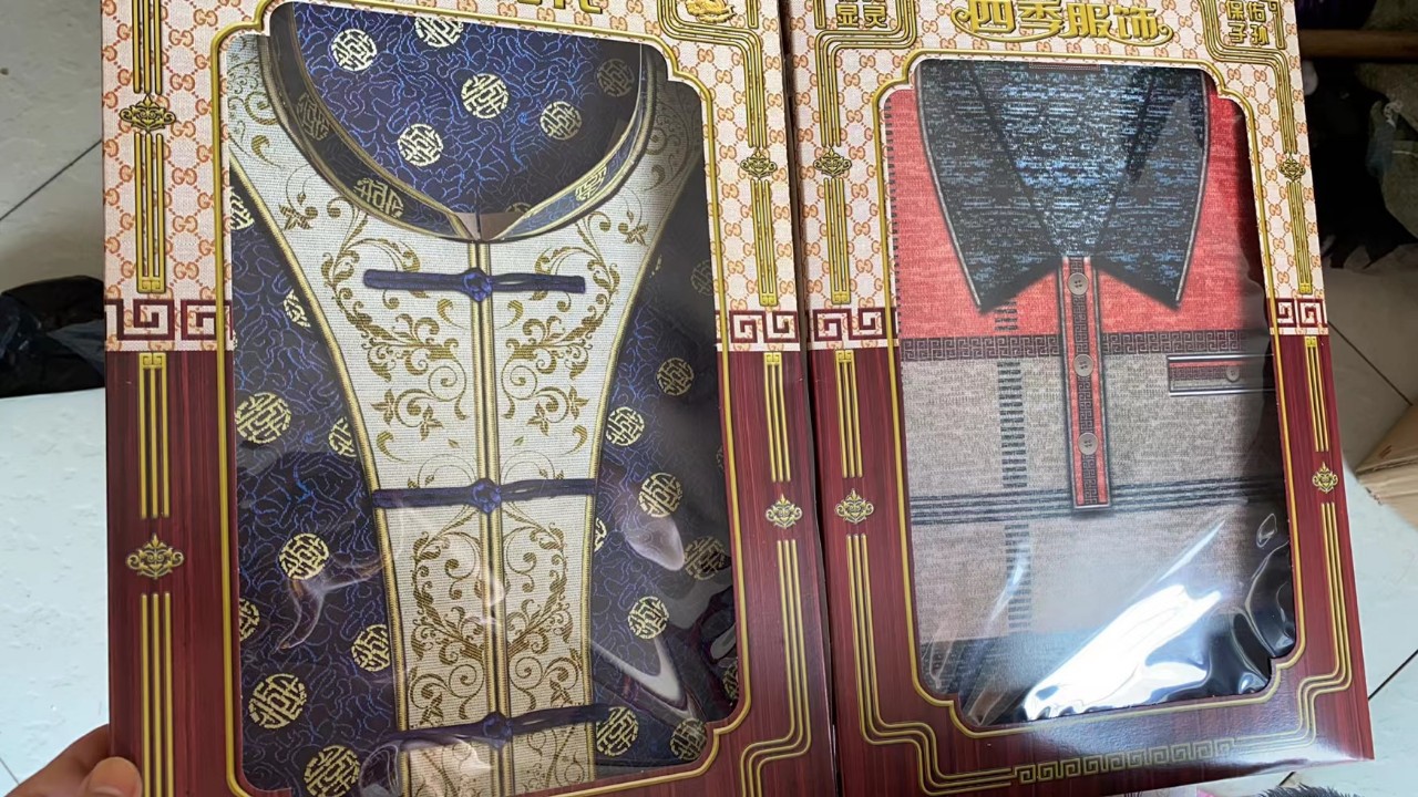 四季盒装纸衣服寒衣殡葬用品白事用品清明扫墓烧纸花圈寿衣纸扎