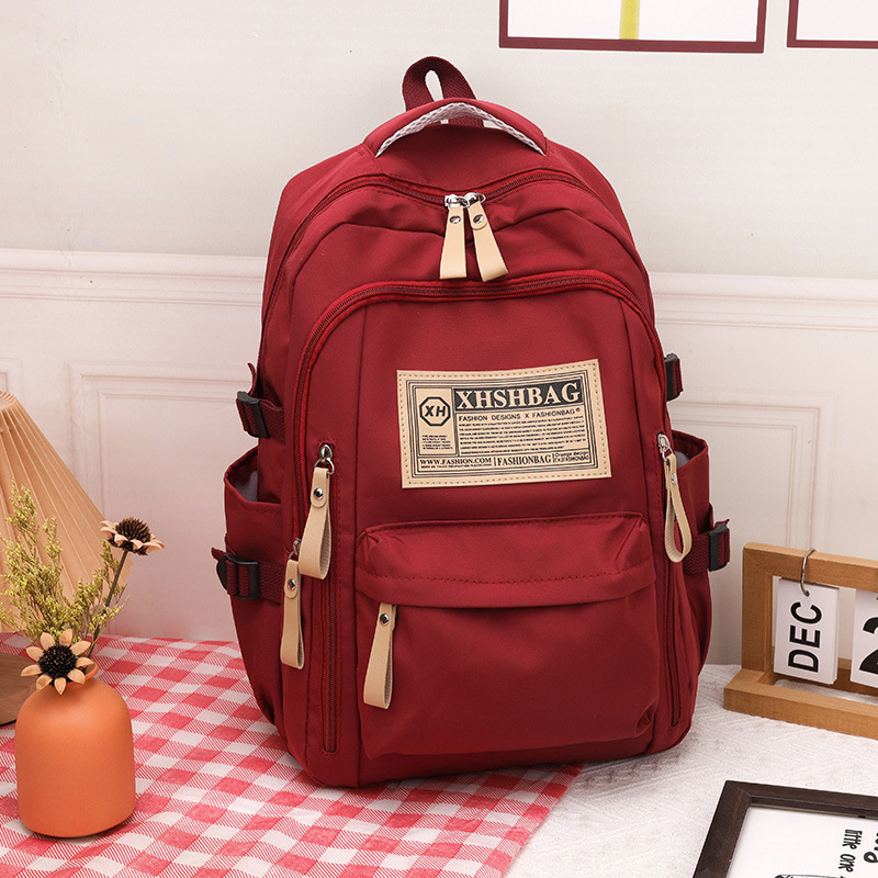 Schoolbag Female Large Capacity Male High School Junior High School Student Middle School Students' Backpack Primary School Student Grade 4-6 College Students' Backpack