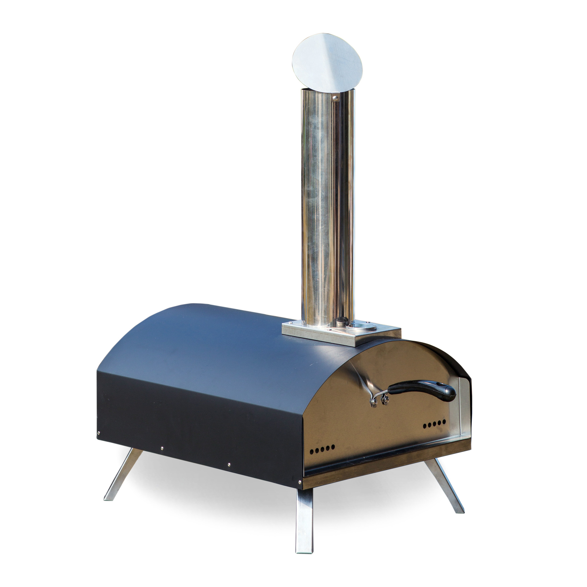 亚马逊户外野营便携迷你双层保温柴火燃料pizza烤炉披萨炉