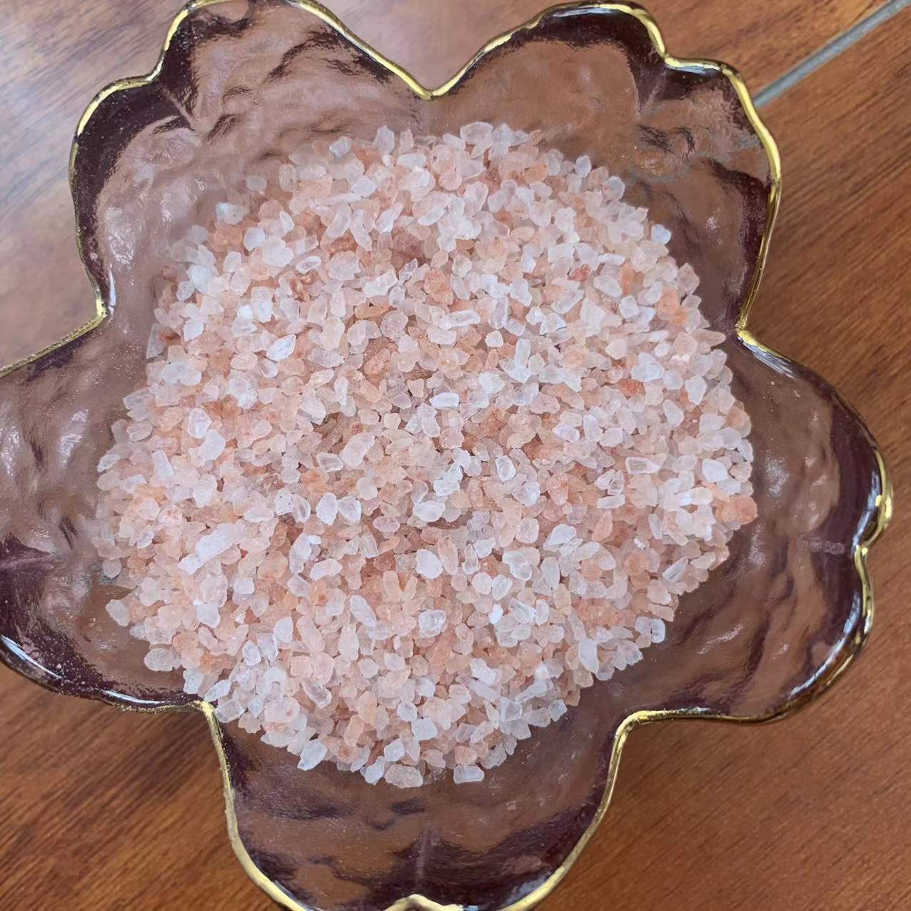 5斤包邮喜马拉雅矿物盐玫瑰盐粉红色盐沙岩盐颗粒浴盐热敷红盐