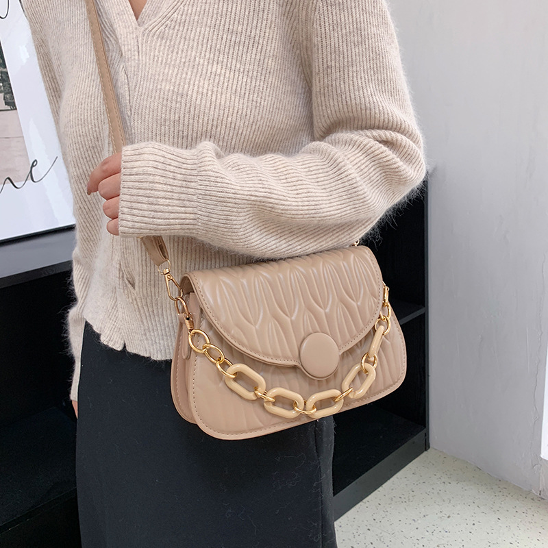 Special-Interest Design Popular Bag Fall 2022 New Fashion Shoulder Simple Crossbody Commuter Small Square Bag