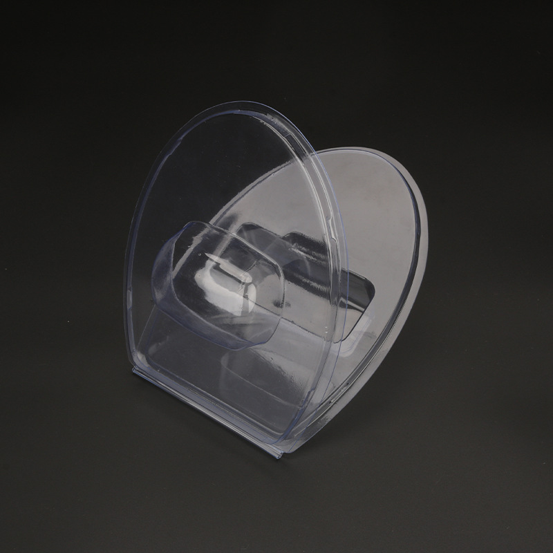 厂家来图样定制吸塑包装泡壳 吸卡三折边 双泡内托ps植绒磨砂哑光