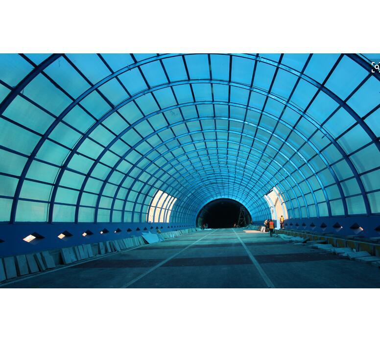 0成交0平方米湖北湖南阳光板耐力板高速隧道遮阳棚减光棚施工安装防雪