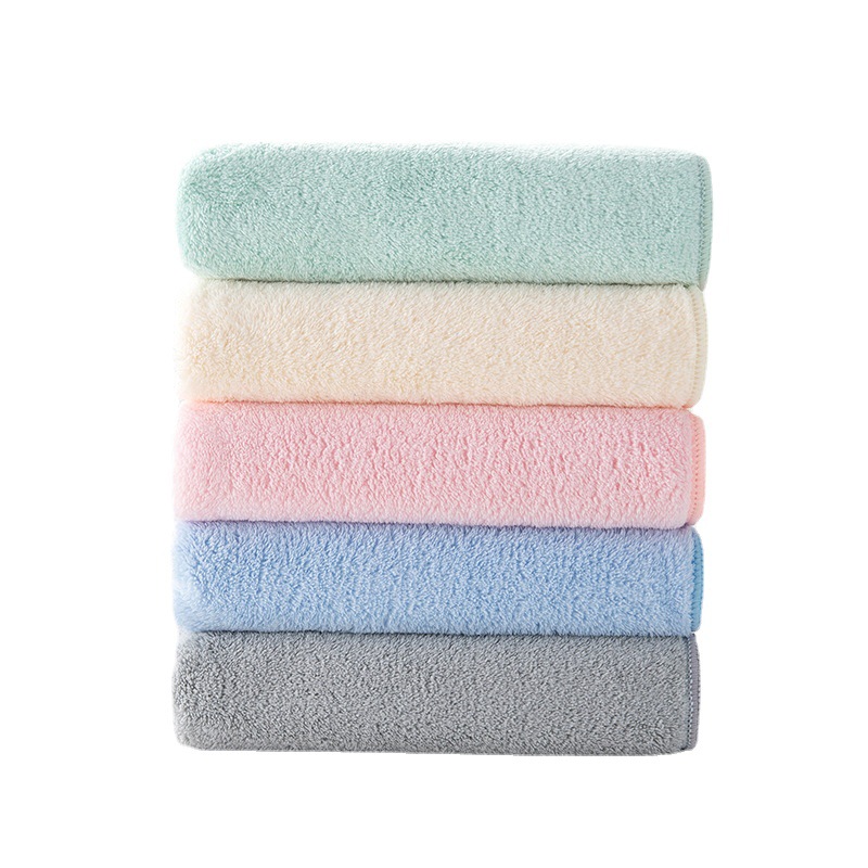 Xiangfeng Coral Velvet Towel Thickened Soft Absorbent Face Washing Towel Household Adult and Children Face Washing Face Towel Factory Wholesale