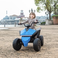 新款儿童电动四轮沙滩车男女宝宝可充电可坐人遥控越野玩具车