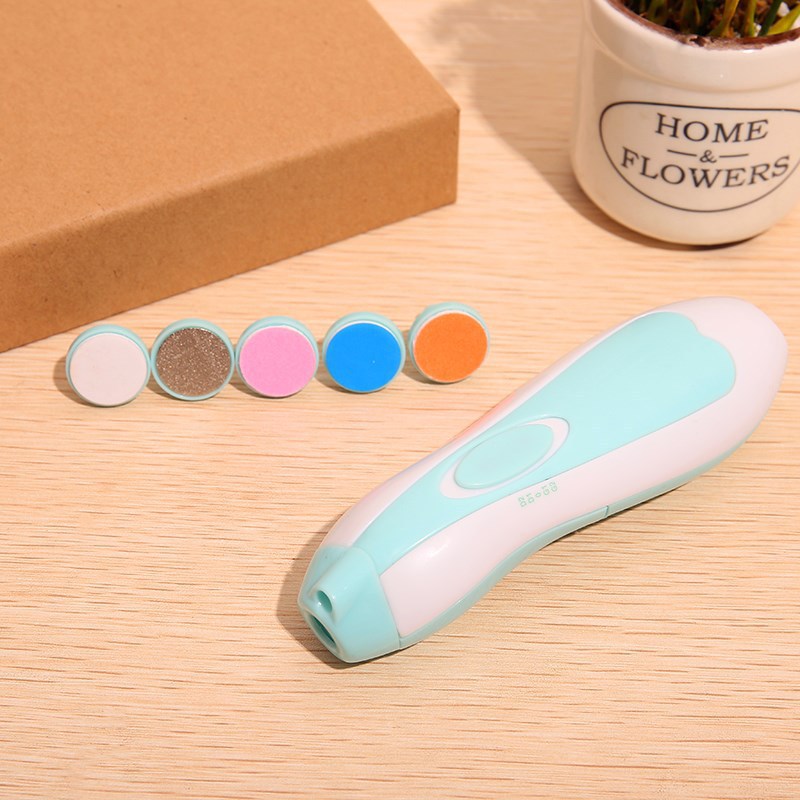 Six-in-One Multi-Head Baby Electric Nail Grinding Nail Piercing Device
