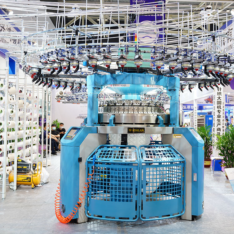绍兴鸿骏机械厂家供应38寸双面立毛提花针织大圆机,可改花型