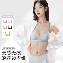 大橙秘密无痕内衣批发纯色无钢圈文胸女轻薄透气无痕内衣女生胸罩