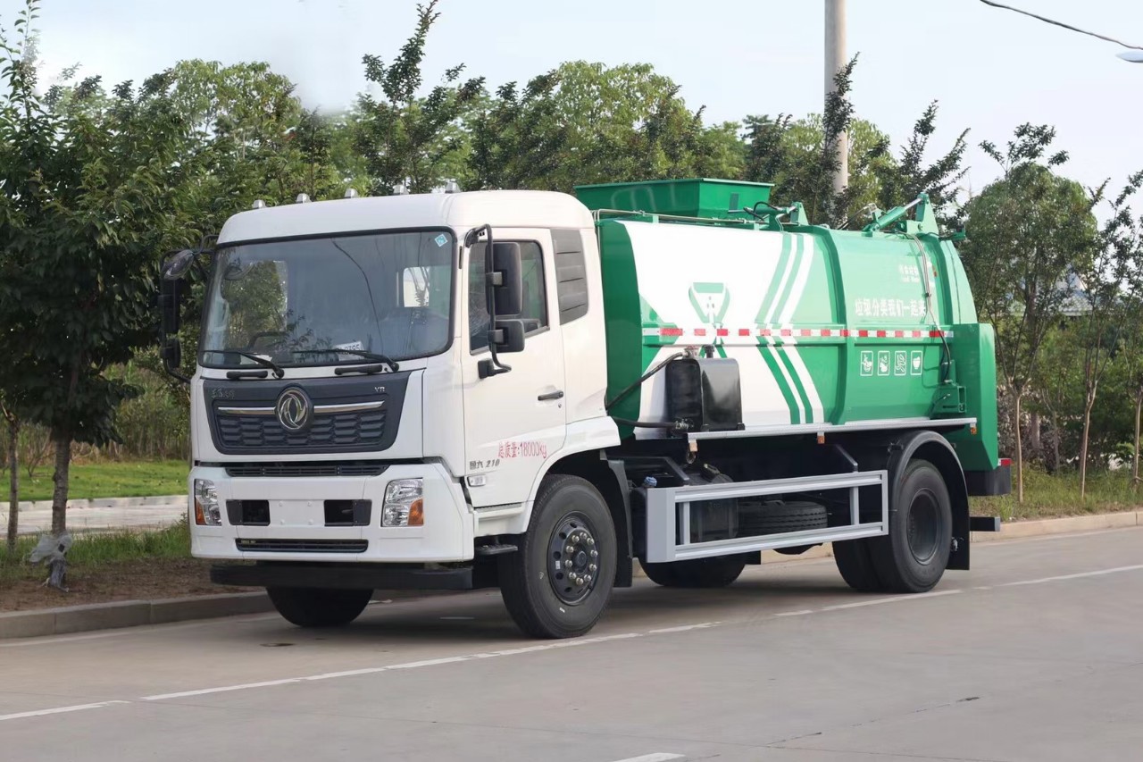【厨房垃圾车】国六东风天锦餐厨垃圾车定金发车 泔水垃圾回收车